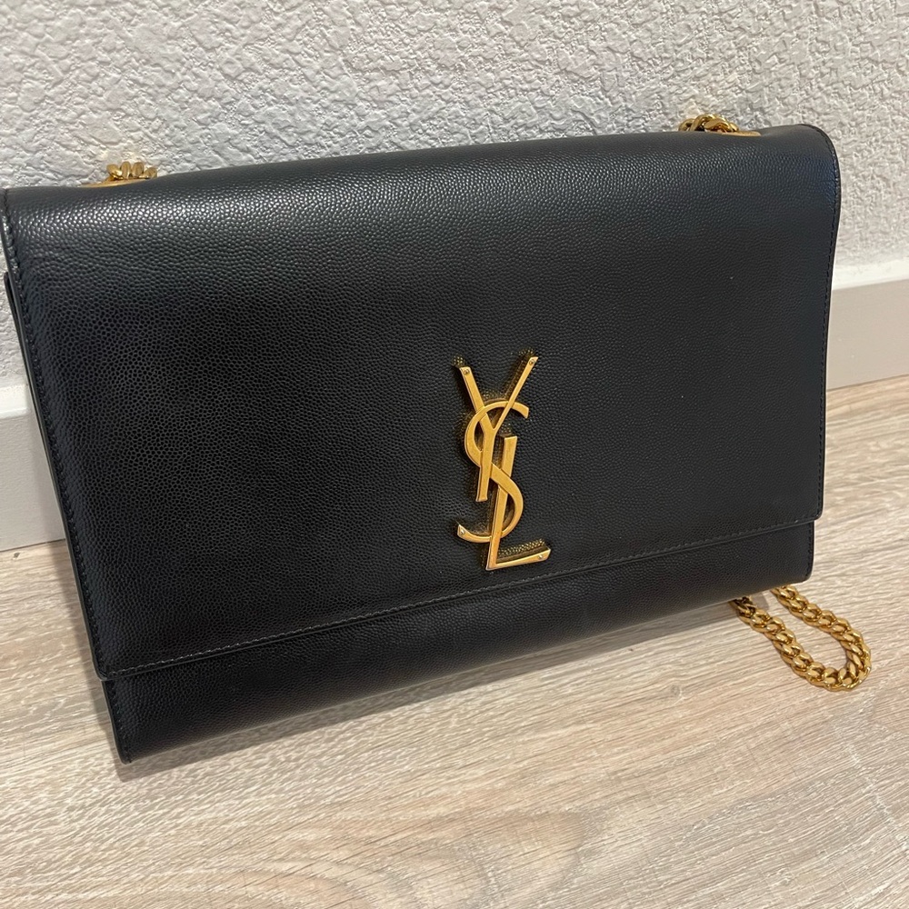 YSL leather Kate large